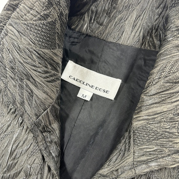 Woman’s Caroline Rose Zip Up Vest Size Medium​ - Picture 3 of 6